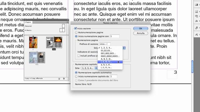 InDesign CS4 - Creare sezioni e numeri di pagina automatici смотреть онлайн