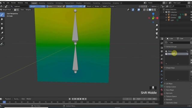 Weight paint tutorial of Blender 2.9 | Weight paint basics tutorial | Part -2 смотреть онлайн