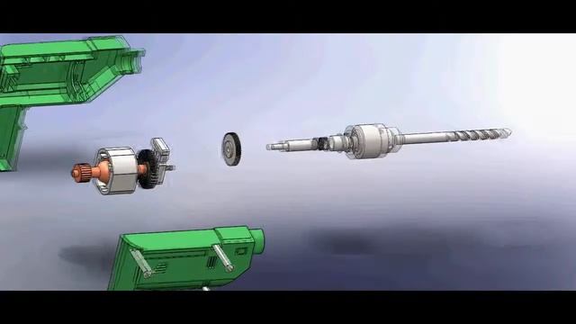 BUE ME SolidWorks Projects - Power Drill смотреть онлайн