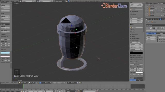 Show Only Selected Object in Blender 2.78 using Shortcut - Blender Tutorials For Beginners смотреть онлайн
