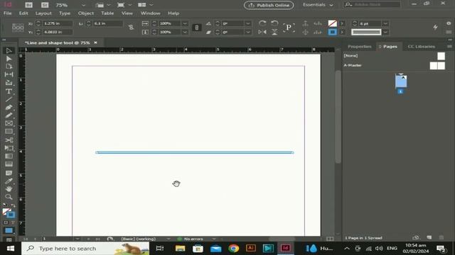 Line and Shape Tool in Adobe InDesign CC смотреть онлайн