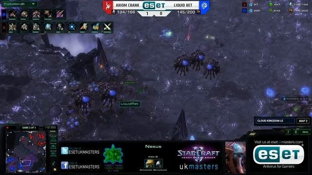 [P] Crank vs [Z] RET - ESET UK Masters Invitational Qualifer Map 2 of 3 смотреть онлайн