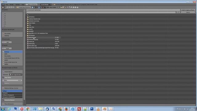 Blender 2.7 import a plane with alpha into Cycles смотреть онлайн