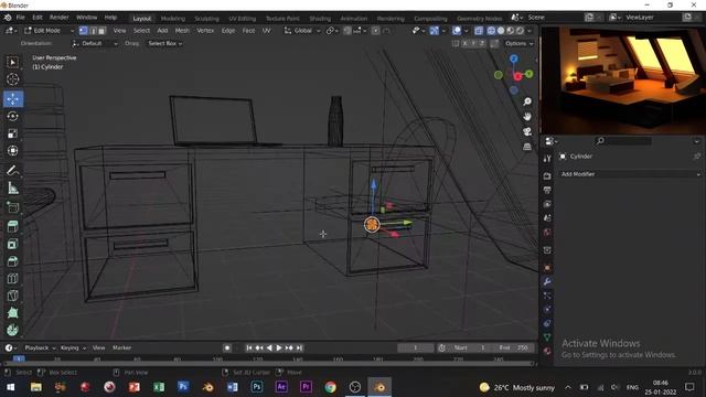 Attic room in blender 3.0 timelapse! смотреть онлайн