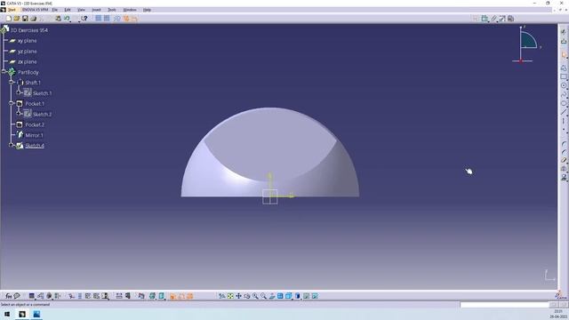 Catia V5 : 3D Exercise 954 смотреть онлайн
