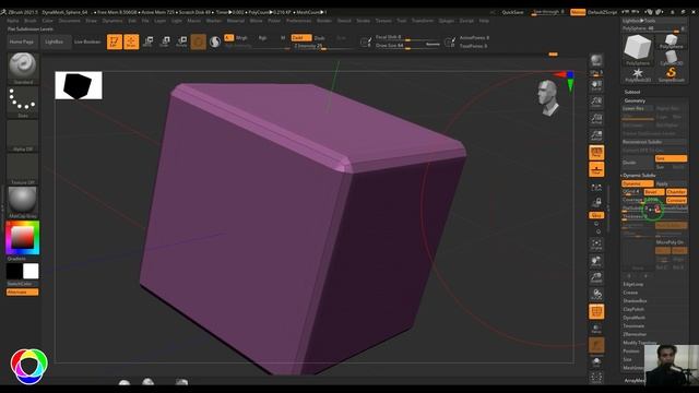 Dynamic Subdivision & Micro Poly In ZBrush