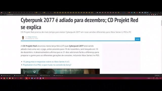 [OFF] CYBERPUNK 2077 ADIADO POR CULPA DA NVIDIA E DA MICROSOFT! | PODEMOS PROVAR! | ACABA 2020! смотреть онлайн