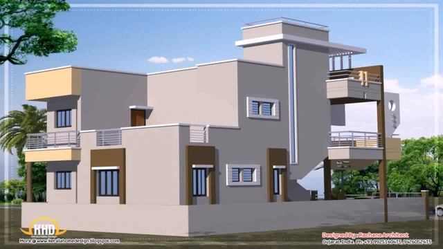 Front View Of Home Design In India смотреть онлайн