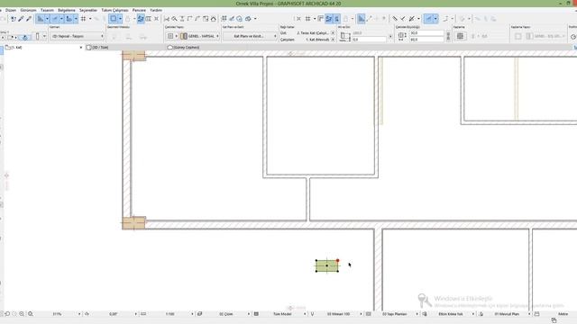 Archicad Sıvalı Duvar Oluştuma ve Kolon Ekleme смотреть онлайн