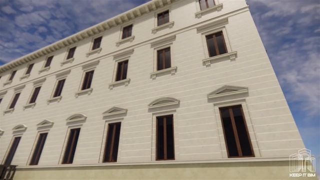 Reconstruction of Italian Building - Revit modelling, Enscape visualization смотреть онлайн