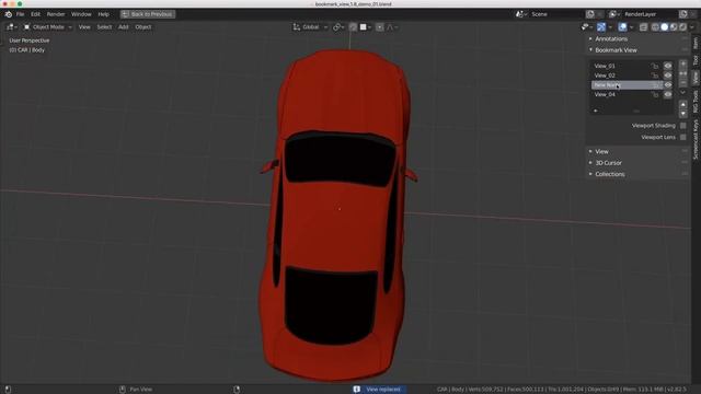 Bookmark View (v1.8) Blender Add-on смотреть онлайн