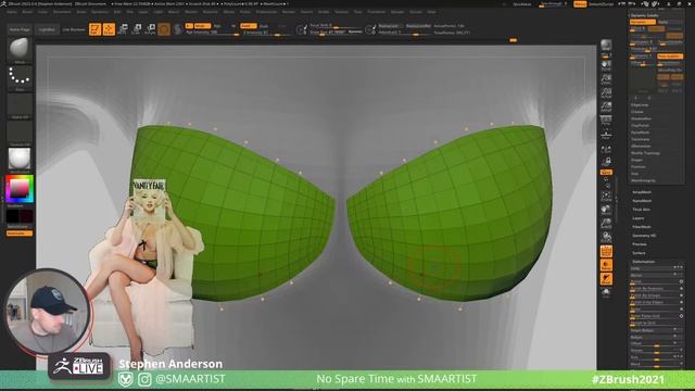 No Spare Time with SMAARTIST – Stephen Anderson – ZBrush 2022 смотреть онлайн