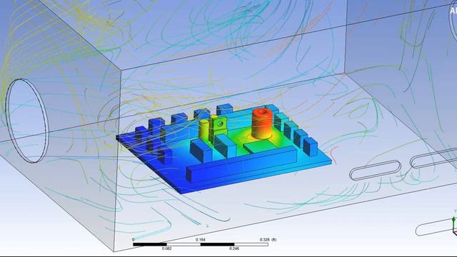 Steady State Thermal CFD Analysis of PCB in Enclosure смотреть онлайн