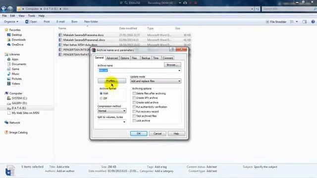 Mengkompres File Menjadi WinRar смотреть онлайн