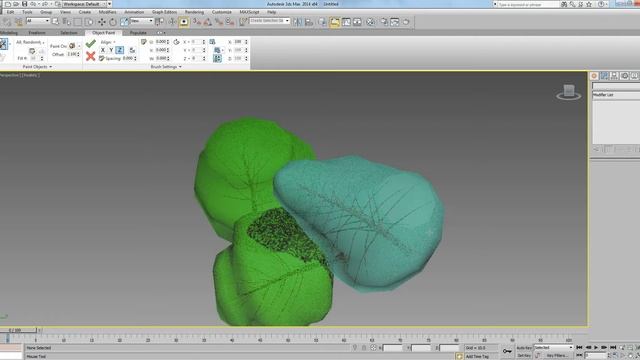 3ds Max 2014 Guide : Using Object Paint смотреть онлайн