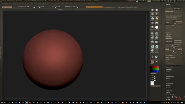 ZBrush Tutorial: Creating Polygroups Using Curves