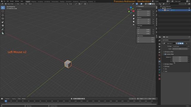 Corso di Modellazione in Blender Lezione 2 - Il modificatore Array смотреть онлайн