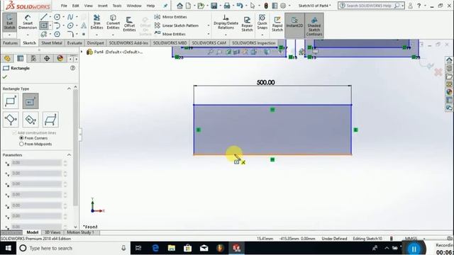 #SolidWorks Tutorial in Hindi Lesson-8.Trim-Offset-Mirror & Patten смотреть онлайн