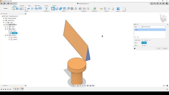 Fusion 360 - I Think It's An Air Nozzle (Fillet And Loft)
