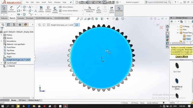 Solidworks 002 (Differential gears designing and rendering) смотреть онлайн