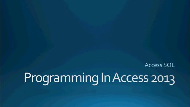 67. SQL - The EXISTS Operator (Programming In Access 2013) смотреть онлайн