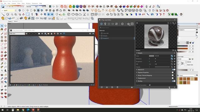 SketchUp - PBR materiały Vray Next - Tutorial 54 смотреть онлайн