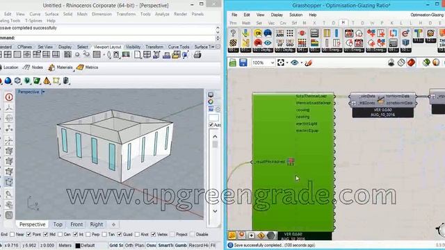 Wall-to-Window-Ratio (WWR) Optimization by Grasshopper Energy Plugins смотреть онлайн