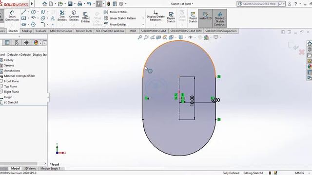 SolidWorks || Part Modeling for Begineers Exercise #15 смотреть онлайн