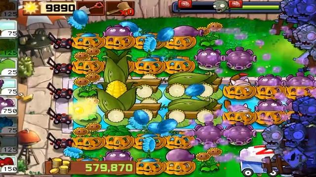 Plants vs Zombies/Растения против Зомби.Survival endless/Выживание бесконечно.339-340 waves/волны смотреть онлайн