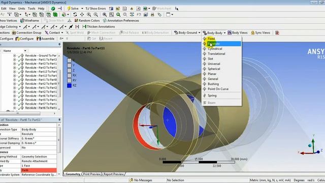 Ansys Tutorial - Rigid Body Dynamics Caterpillar Crane Arm смотреть онлайн