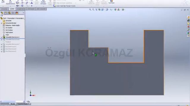 Solidworks Ders - 229 Editing Exrude Profile смотреть онлайн