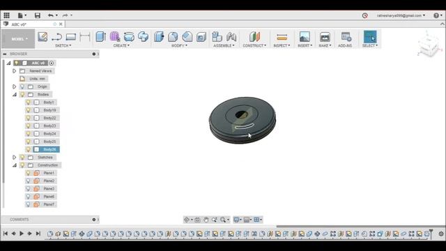 3D modeling & Rendering in Autodesk Fusion 360, Innovative fruit peeler design part 2 смотреть онлайн