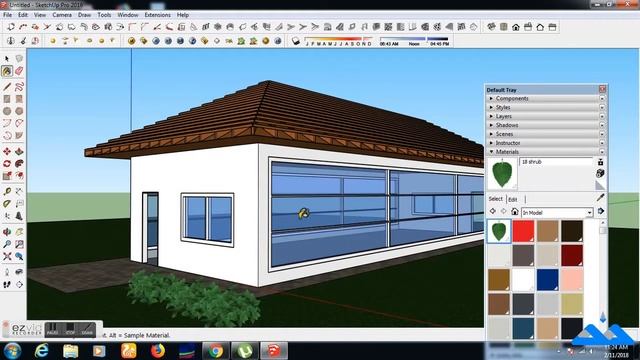 Best way to Make Hut in google Sketchup смотреть онлайн