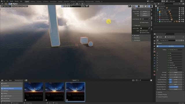 How to install Pure-Sky Pro 4.3 with the Asset Browser ? Blender 3.0(EEVEE&Cycle) смотреть онлайн