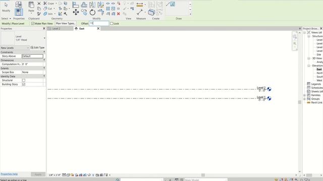 1.How to create level and grid in Revit structure смотреть онлайн