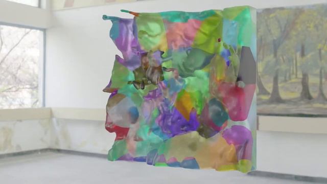 Blender 2.9 liquid coloured texture (Cycles) Full HD смотреть онлайн