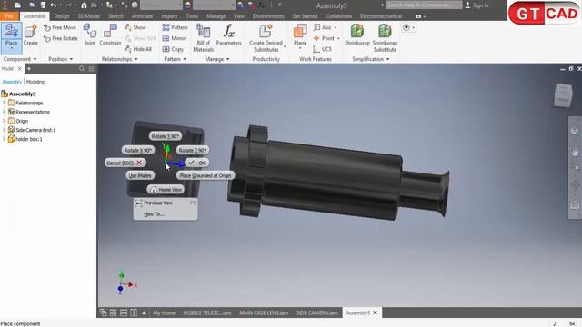 🚀Part15:Side Camera #gtcad   #autodesk_inventor #gt_caad #gt_cad #telescope #frame #camera_autodesk смотреть онлайн