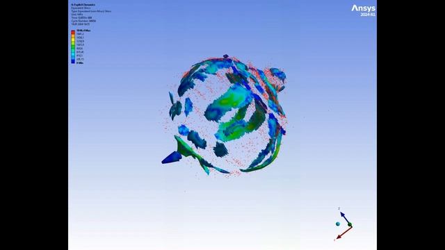 Dynamic Simulation of detonation of a 155mm M107 Shell with ANSYS Explicit Dynamics смотреть онлайн