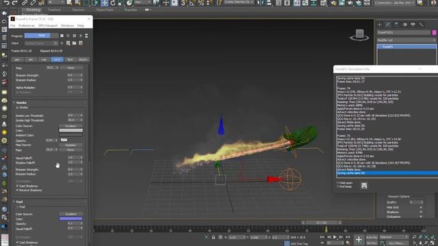 3ds max Tutorial VFX Fire FumeFx смотреть онлайн