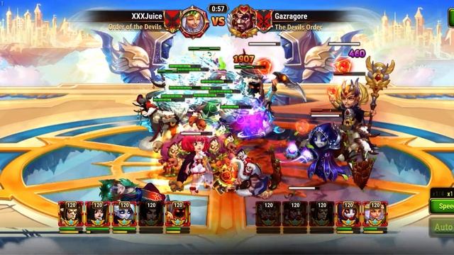 Hero Wars Mobile : Multiple Grant Arena Attacks VS Satori Blender Yasmine Amira Phobos Lilith & Mor смотреть онлайн