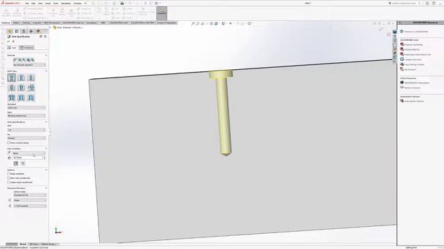 Solidworks Lecture 4 - Patterns, FIllet/Chamfer, Hole Wizard (9-25-20) смотреть онлайн
