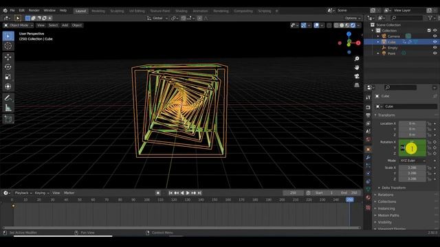 BLENDER [2.92]TUTORIAL LOOP ANIMATION /3d animation/blender. смотреть онлайн