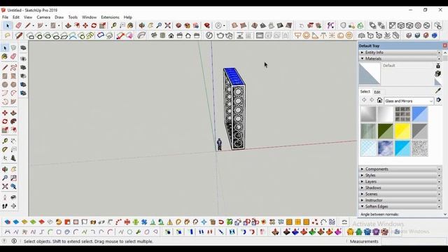 SketchUp Tutorial : Twist 3D Islamic Pattern to make Pedestrian Path смотреть онлайн