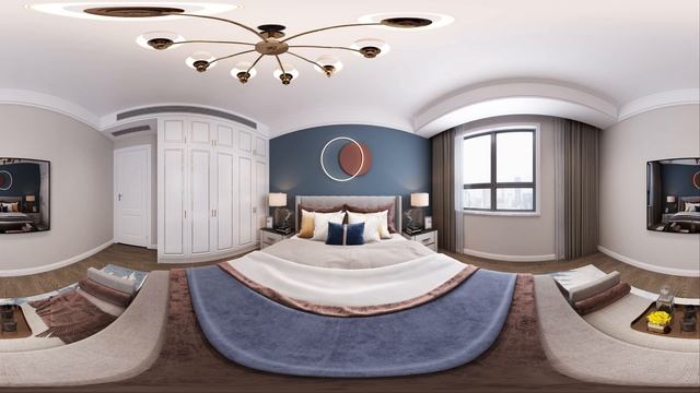 Bedroom 360 Degree Vray RENDER 3DSMAX смотреть онлайн