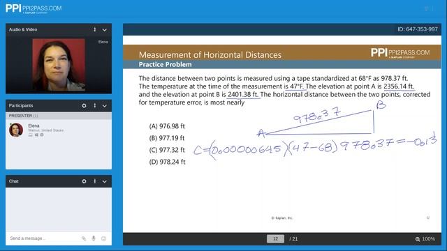 Demo of PPI's CA Civil Surveying Prep Course смотреть онлайн