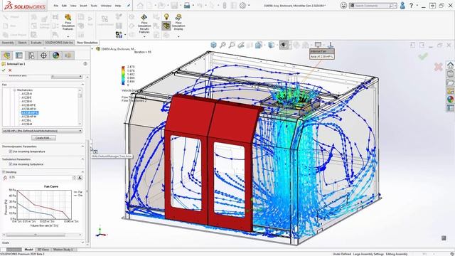 SOLIDWORKS 2020 Simulation Tutorial - Flow Enhancements смотреть онлайн