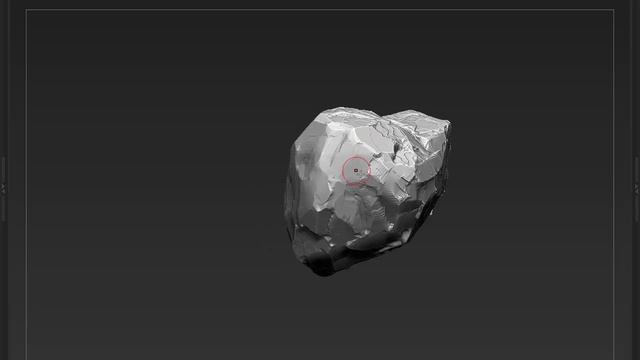 Sculpting third rock in ZBrush. смотреть онлайн