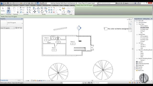 Colored Floor Plans in Revit Tutorial with areas смотреть онлайн