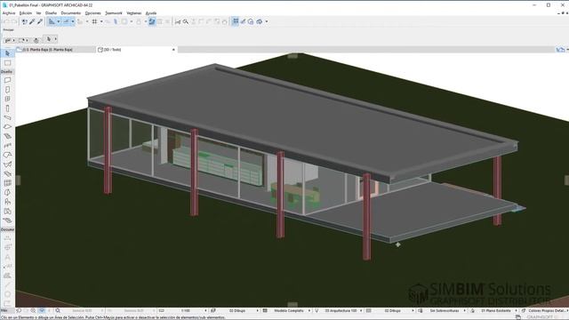 Navegación en ARCHICAD - Navegacion del Modelo 3D смотреть онлайн