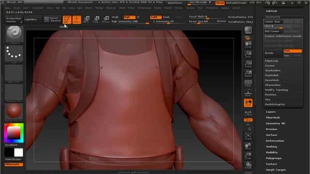 Zbrush Masking for sculpting смотреть онлайн